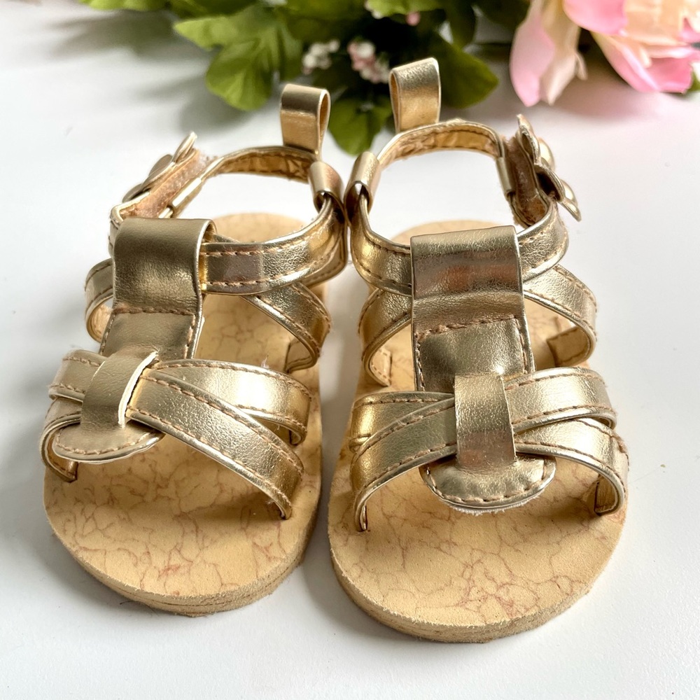 Super cute metallic baby sandals - Picture 2 of 13